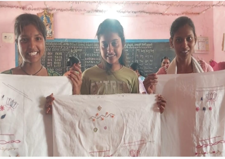 Training sessions at Kokkanuru village